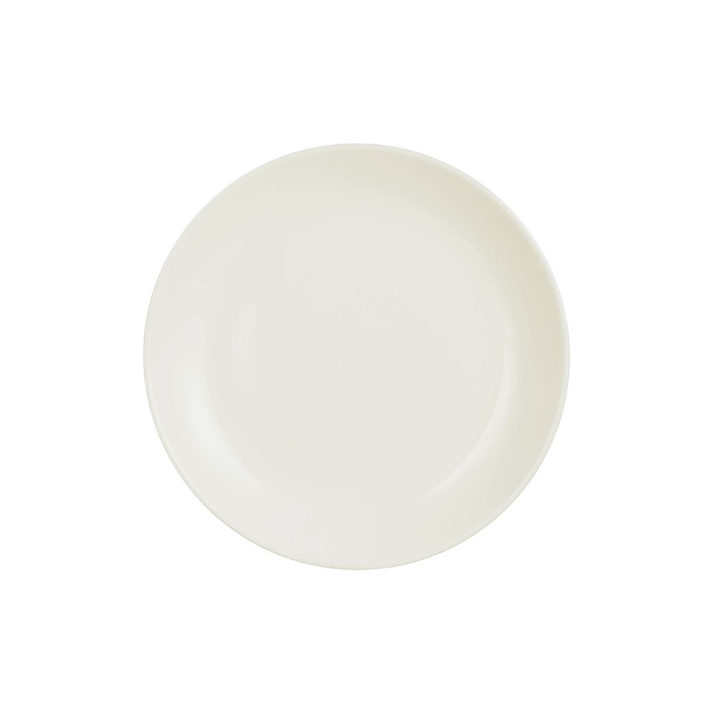 Тарелка мелкая «Интэнсити Куп»; зеникс; D=190, H=18мм; белый