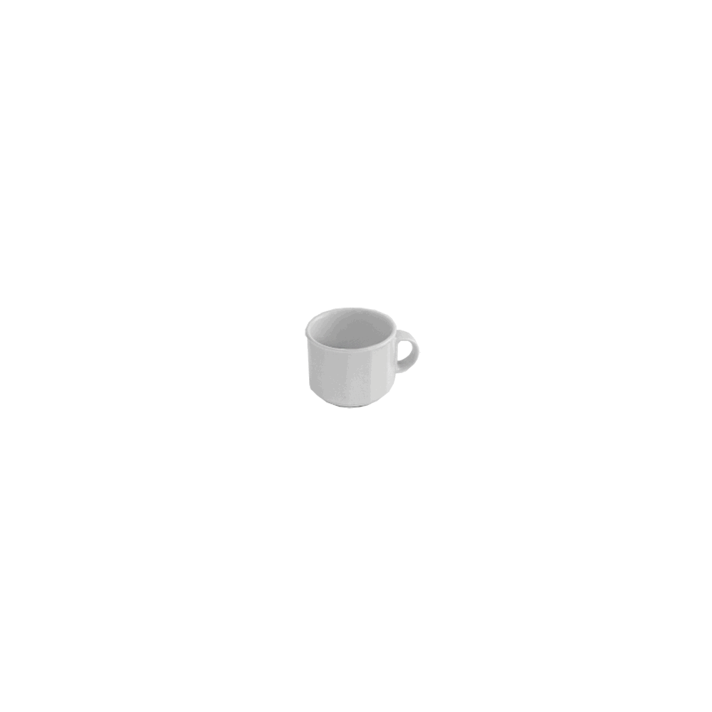Чашка чайная «Меркури»; фарфор; 200мл; белый