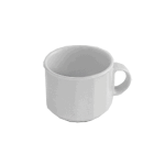 Чашка чайная «Меркури»; фарфор; 200мл; белый