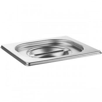 Крышка для гастроемкости (1/6); сталь нерж.; H=30, L=176, B=162мм; металлич.