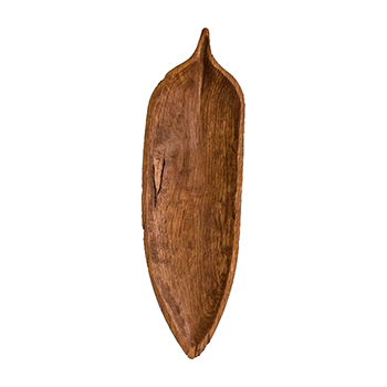 Блюдо «Ива» дуб, махагон; H=3, L=44, B=13см