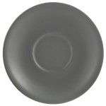 Блюдце для арт. 322118MG «Матт Грэй»; фарфор; D=13, 5см; серый