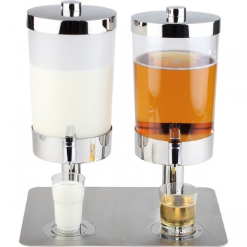 Колба к диспенсеру арт. 10864, 10865 «Сандэй»; пластик, сталь нерж.; 6л; D=22, H=26см