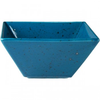 Салатник квадратный «Буфет»; фарфор; L=9, B=9см; бирюз.