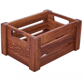 Ящик для кондиментов; дуб; H=11, L=22, 8, B=16, 5см; коричнев.