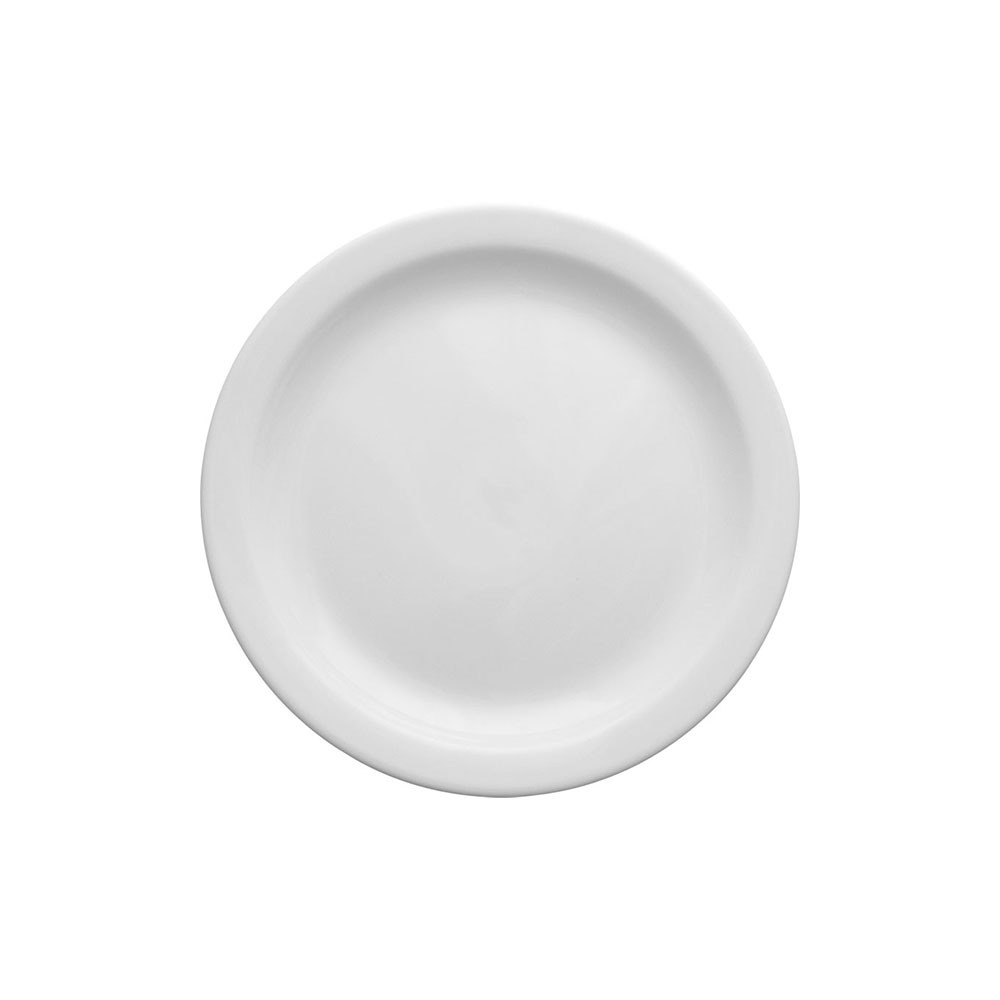 Тарелка мелкая «Америка»; фарфор; D=185, H=20мм; белый