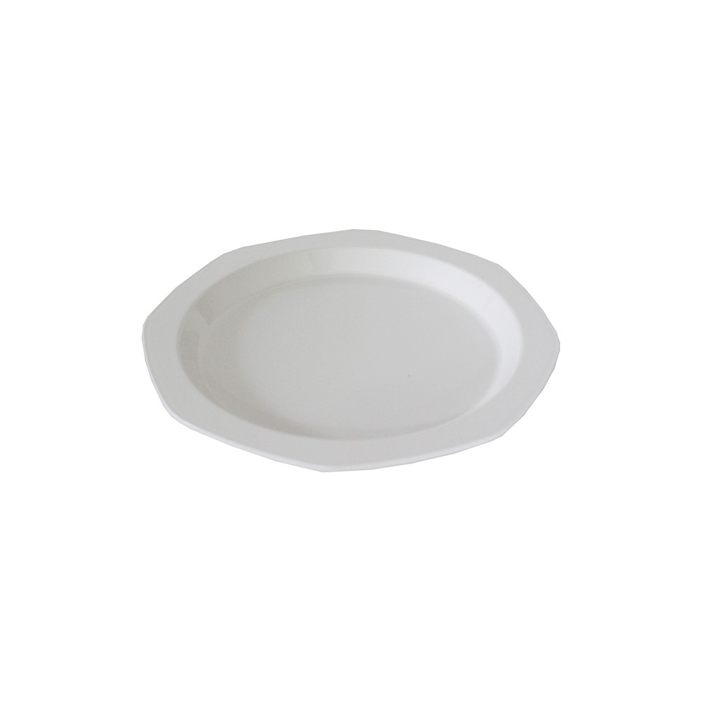 Тарелка мелкая; поликарбонат; D=19, 5см; белый