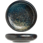Салатник; керамика; D=160, H=45мм; черный, синий