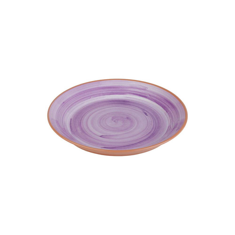 Блюдо глубокое; пластик; D=320, H=35мм; фиолет.