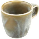 Чашка кофейная «Агава»; фарфор; 100мл; D=65, H=62мм; матовый, зелен.