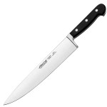 Нож поварской «Класика»; сталь нерж., полиоксиметилен; L=391/260, B=45мм; черный, металлич.