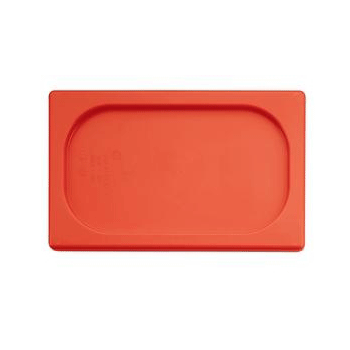 Крышка для гастроемкости (1/1); полипроп.; H=20, L=530, B=325мм; красный