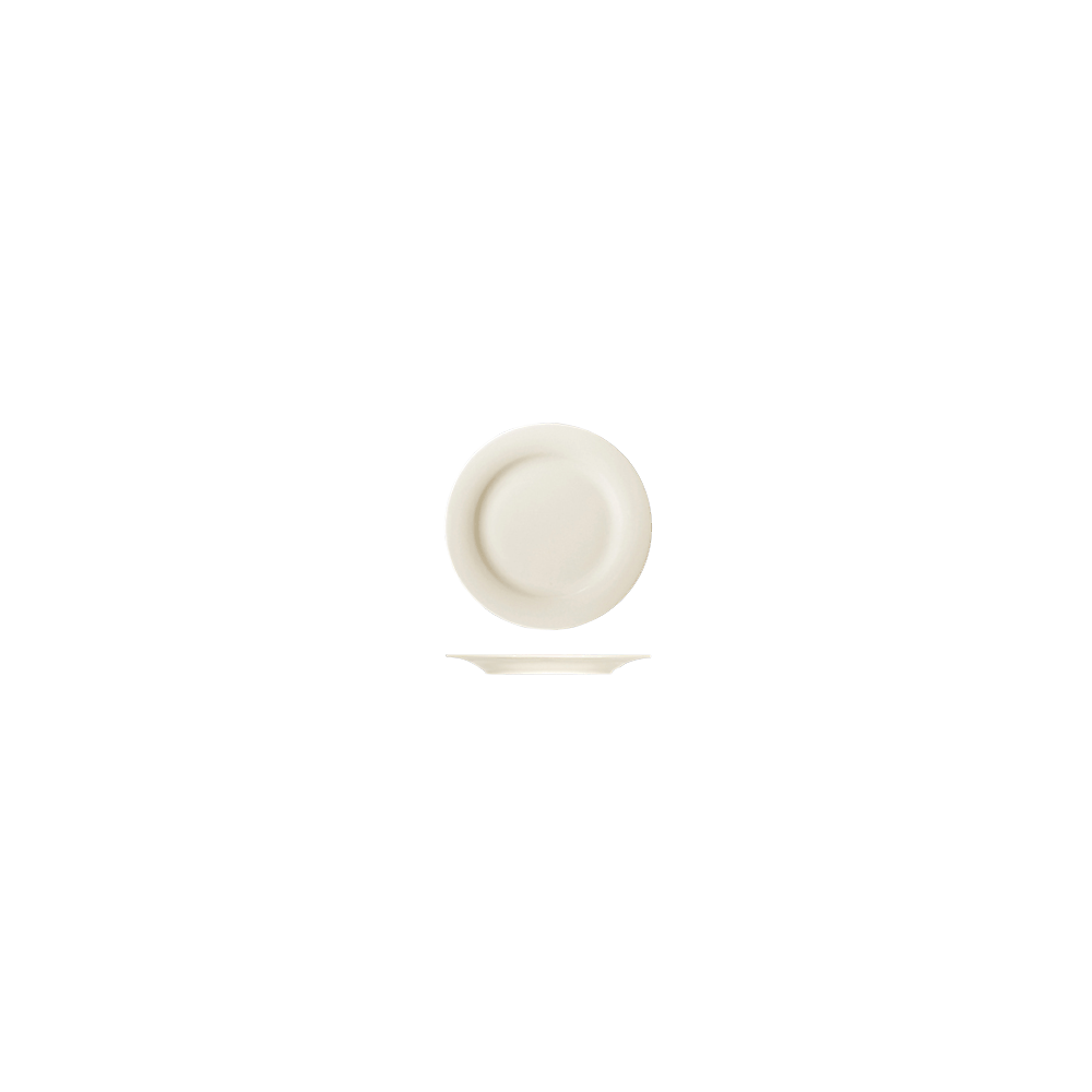 Тарелка мелкая «Рафинез»; фарфор; D=23см; слон.кость