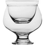 Креманка с икорницей для краб. кокт.; стекло; 260мл; D=92, H=114мм; прозр.