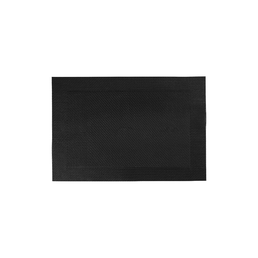 Настольная подкладка; поливинилхл.; L=45, B=30см; черный, серый