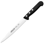 Нож для плоской рыбы «Универсал»; сталь нерж., полиоксиметилен; L=290/170, B=21мм; черный, металлич.