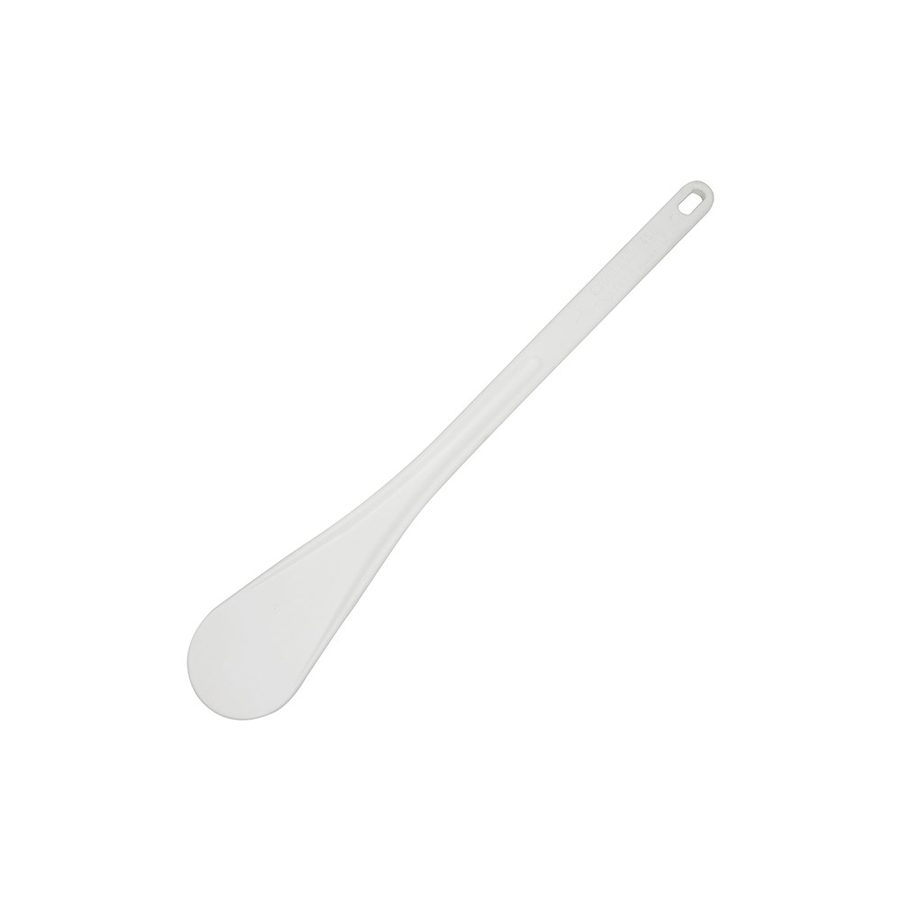 Лопатка кухонная; пластик; L=50/17, B=8см; белый