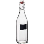 Бутылка с крышкой «Лавана»; стекло; 0, 52л; D=66, H=253мм; прозр., черный
