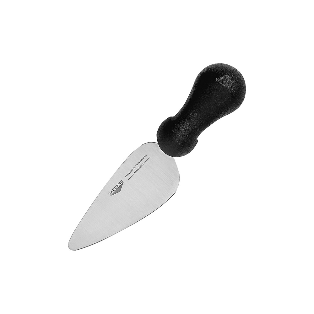 Нож для сыра; сталь нерж., полипроп.; L=12см; черный, металлич.