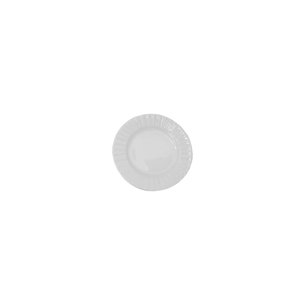 Тарелка мелкая «Нестор»; фарфор; D=190, H=15мм; белый