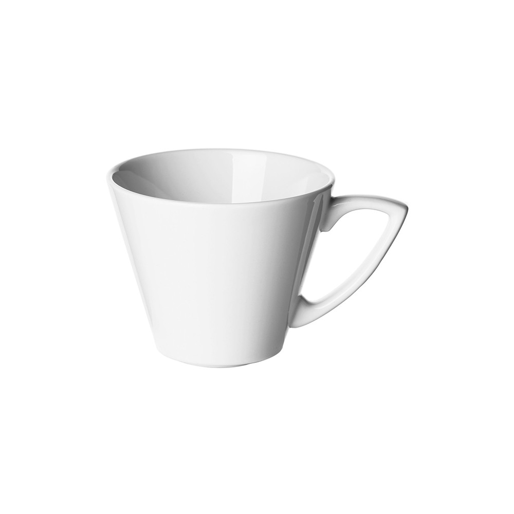 Чашка чайная «Шиир Вайт»; фарфор; 340мл; D=9, H=9см; белый