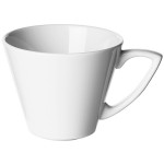 Чашка чайная «Шиир Вайт»; фарфор; 340мл; D=9, H=9см; белый