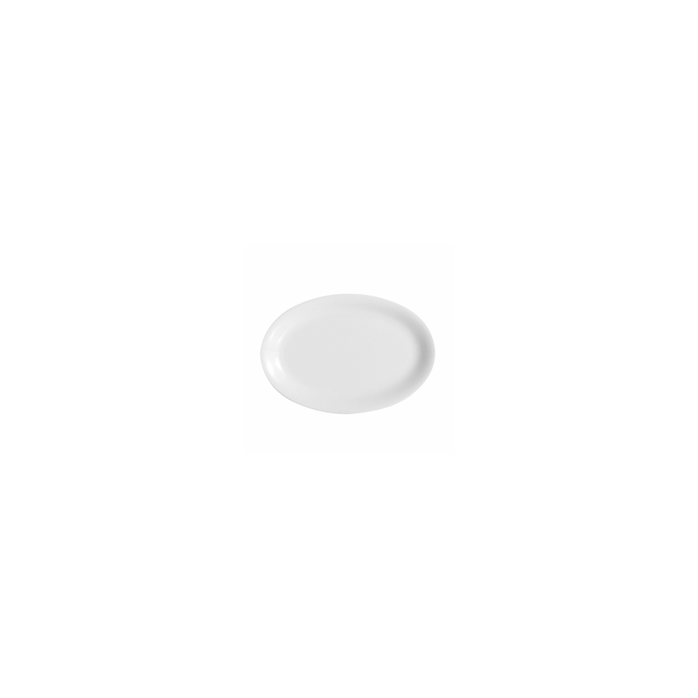 Блюдо овальное «Эмбасси вайт»; фарфор; L=28см; белый
