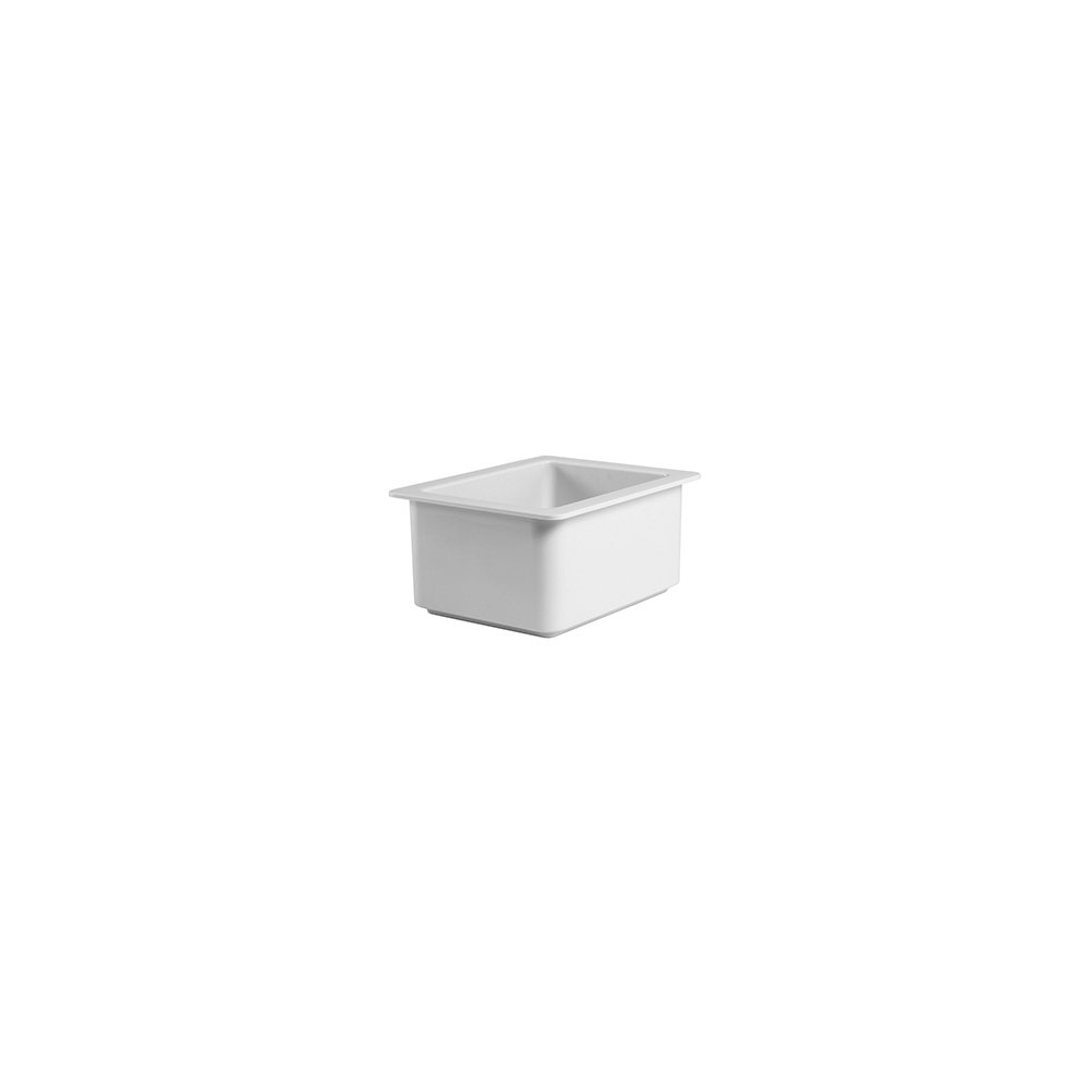 Пищевой контейнер (1/2); поликарбонат; 6, 5л; H=14, L=33, B=27см; белый