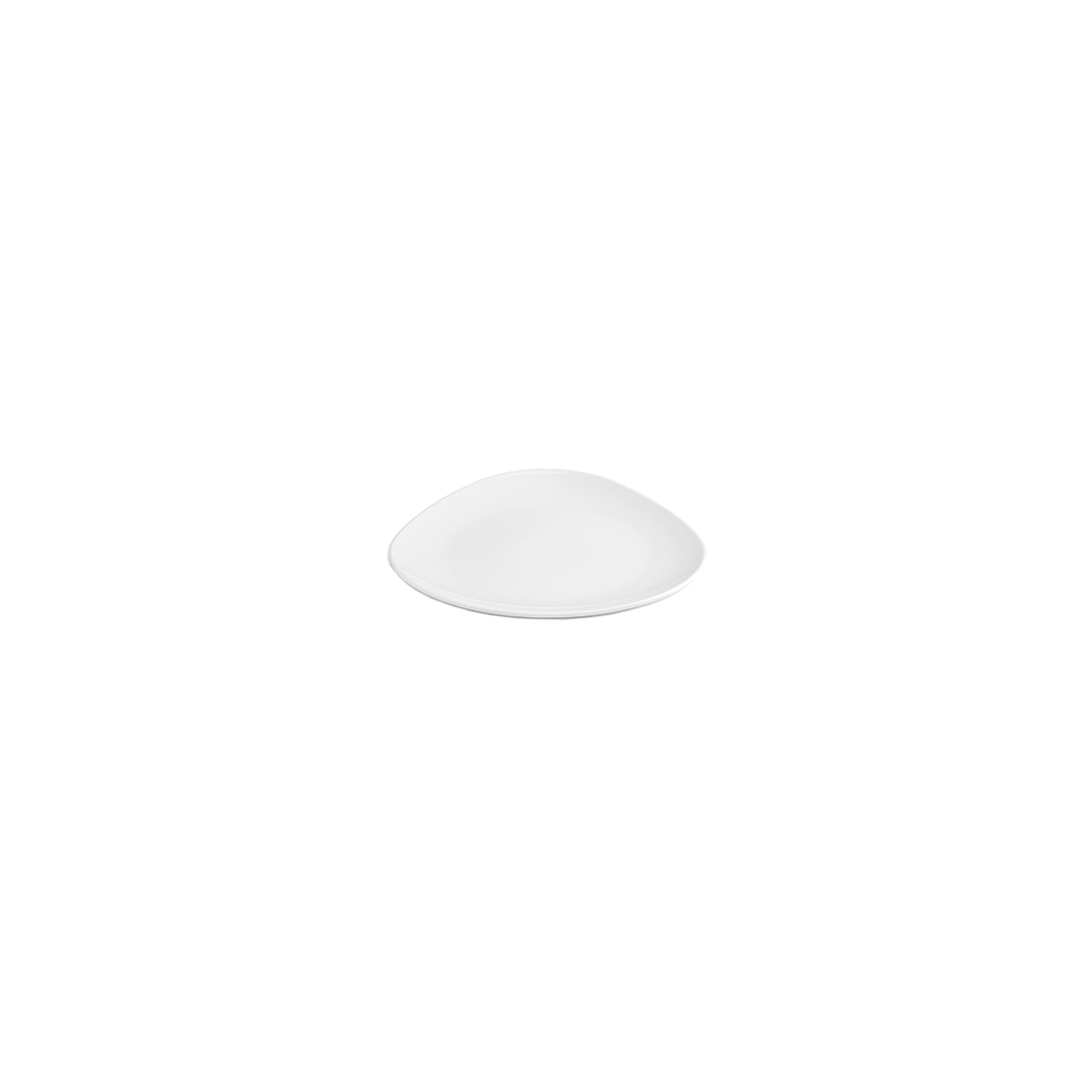 Тарелка треуг. «Трилоджи»; фарфор; L=31, B=31см; белый