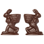 Форма для шоколада «Кролик с корзиной»; поликарбонат; L=14, 1, B=10, 9см