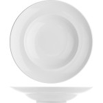 Тарелка для пасты; фарфор; 350мл; D=260, H=49мм; белый