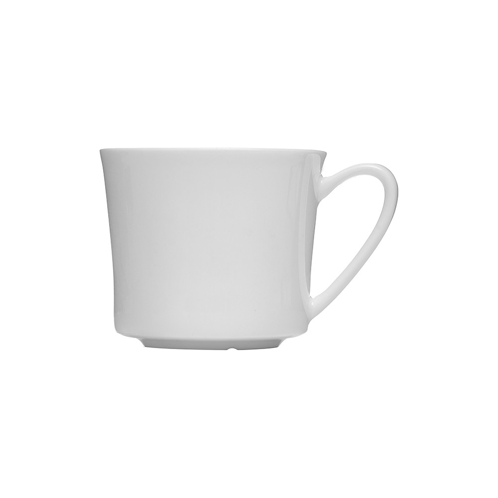 Чашка чайная «Джейд»; кост.фарф.; 200мл; D=73мм; белый
