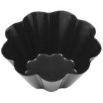 Форма для выпечки бриошей; сталь, антиприг.покр.; D=60, H=24мм; черный