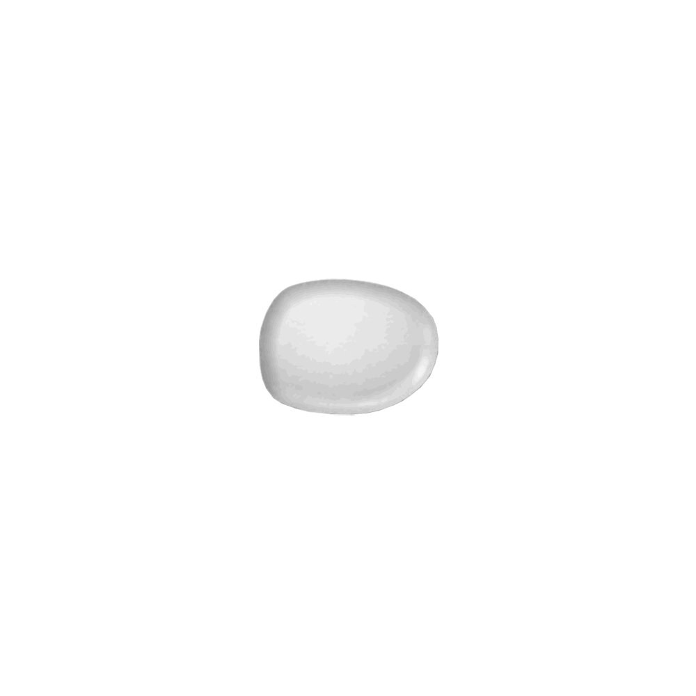Тарелка мелкая «Исола»; фарфор; H=22, L=320, B=240мм; белый