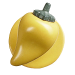 Пукли «Желтый перец»[12шт]; D=15мм; желт., зелен.
