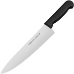 Нож поварской «Проотель»; сталь нерж., пластик; L=380/245, B=50мм; металлич.