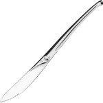 Нож столовый «Снейк»; сталь нерж.; L=225, B=17мм