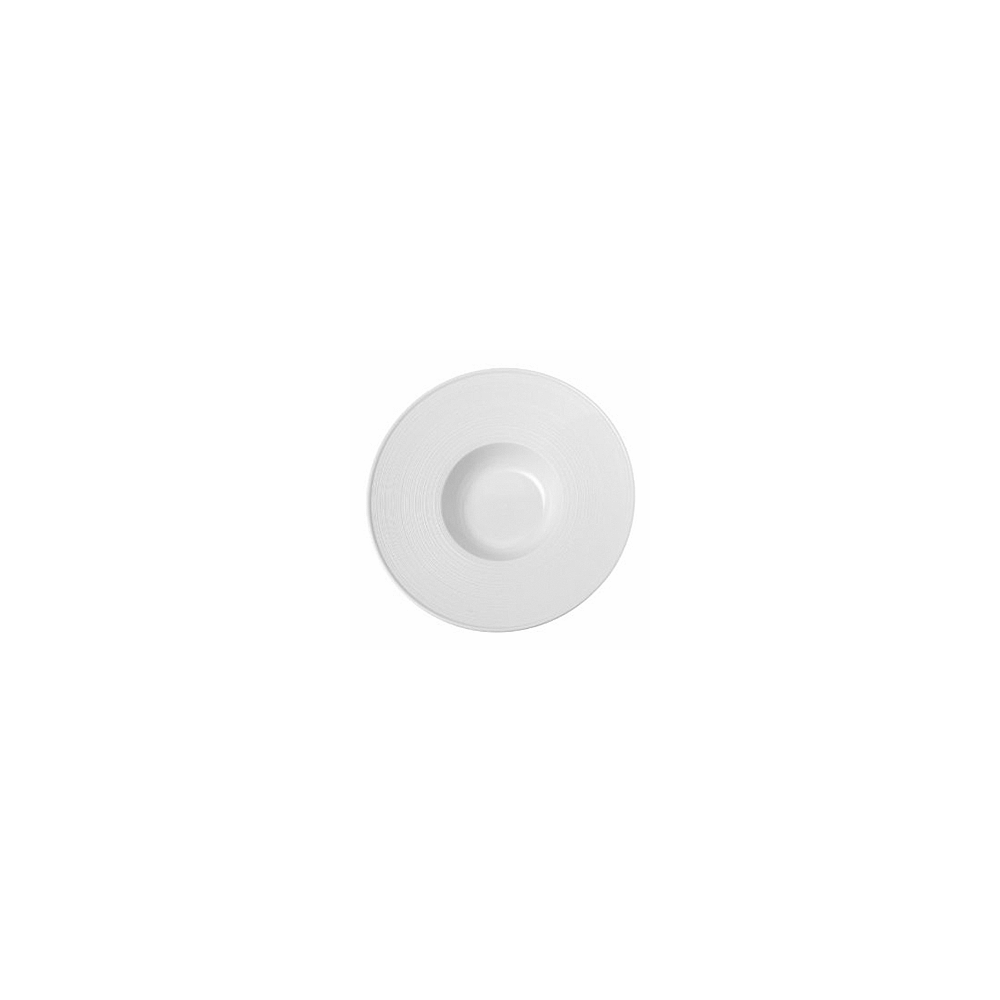 Тарелка глубокая «Граффити»; фарфор; 110мл; D=200, H=97мм; белый