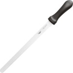 Нож кондитерский; сталь, пластик; L=36см; черный, металлич.