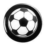 Пукли «Футбольный мяч»[12шт]; пластик; D=15мм; черный, белый