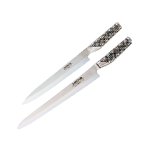 Нож янагиба для сашими; правосторонний; сталь нерж.; L=25см; металлич.