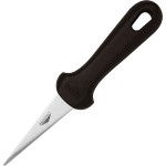 Нож для устриц; сталь нерж.; L=15см; черный, металлич.