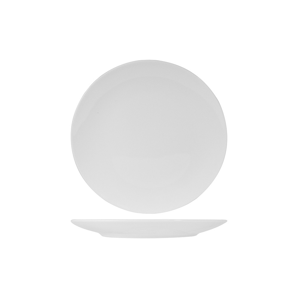 Тарелка мелкая без борта «Кунстверк»; фарфор; D=20, H=2см; белый