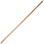 Ручка для метлы; древес.твер.; D=2, 3, L=152, 4см; древесн.