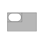 Гастроемкость (1/4); пластик; H=15, L=26, 5, B=16, 2см