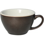 Чашка чайная «Эгг»; фарфор; 300мл; коричнев.