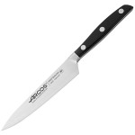 Нож поварской «Манхэттен»; сталь нерж., полиоксиметилен; L=26, 8/15см; металлич., черный