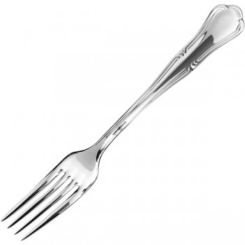Вилка десертная «Версаль»; сталь нерж.; L=18, 4см; металлич.