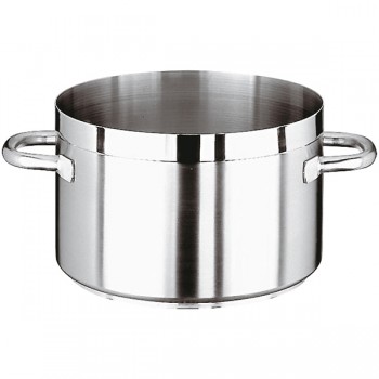 Кастрюля (индукция); сталь нерж.; 22л; D=36, H=21, 5см