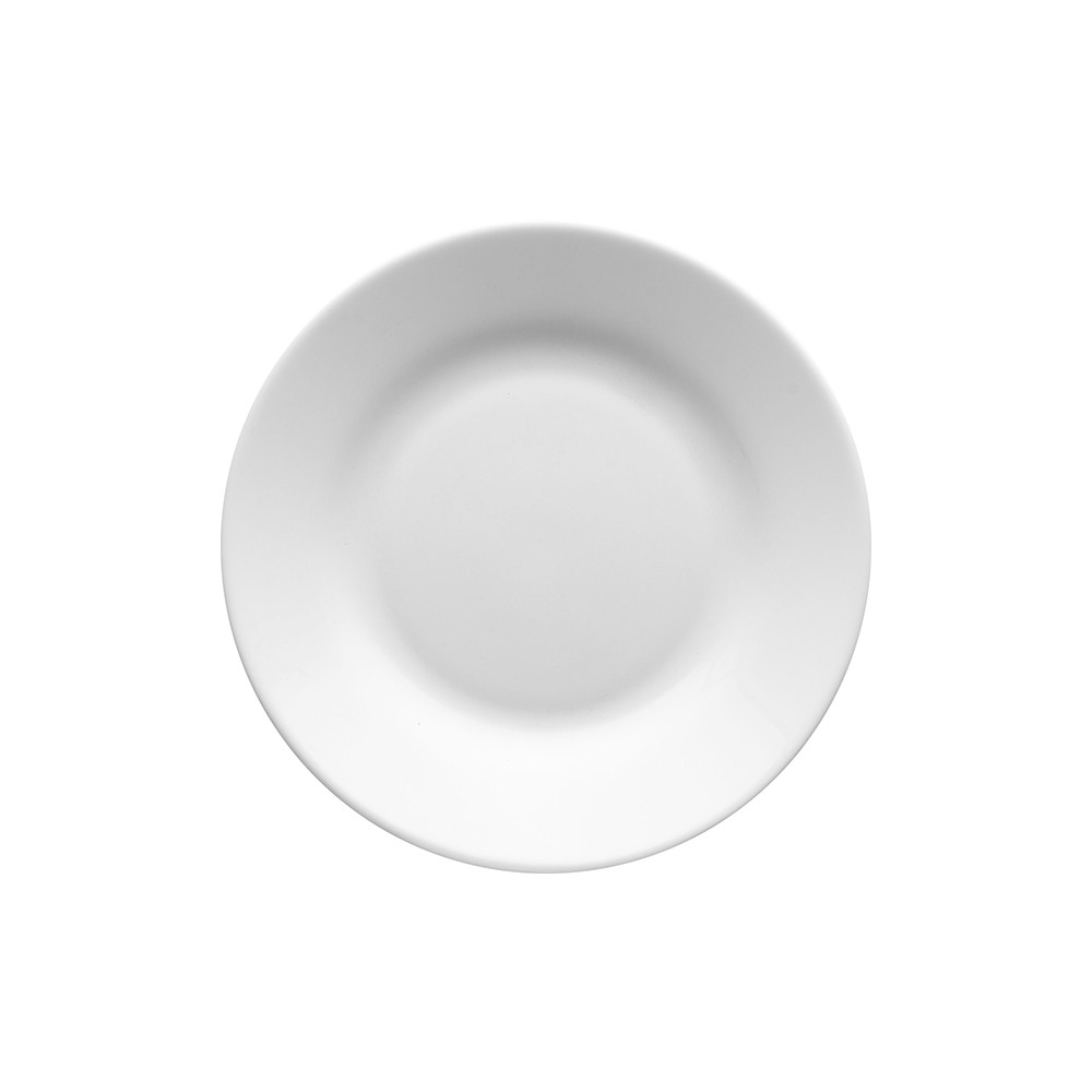 Тарелка глубокая «Ресторан»; стекло; 400мл; D=225, H=35мм; белый